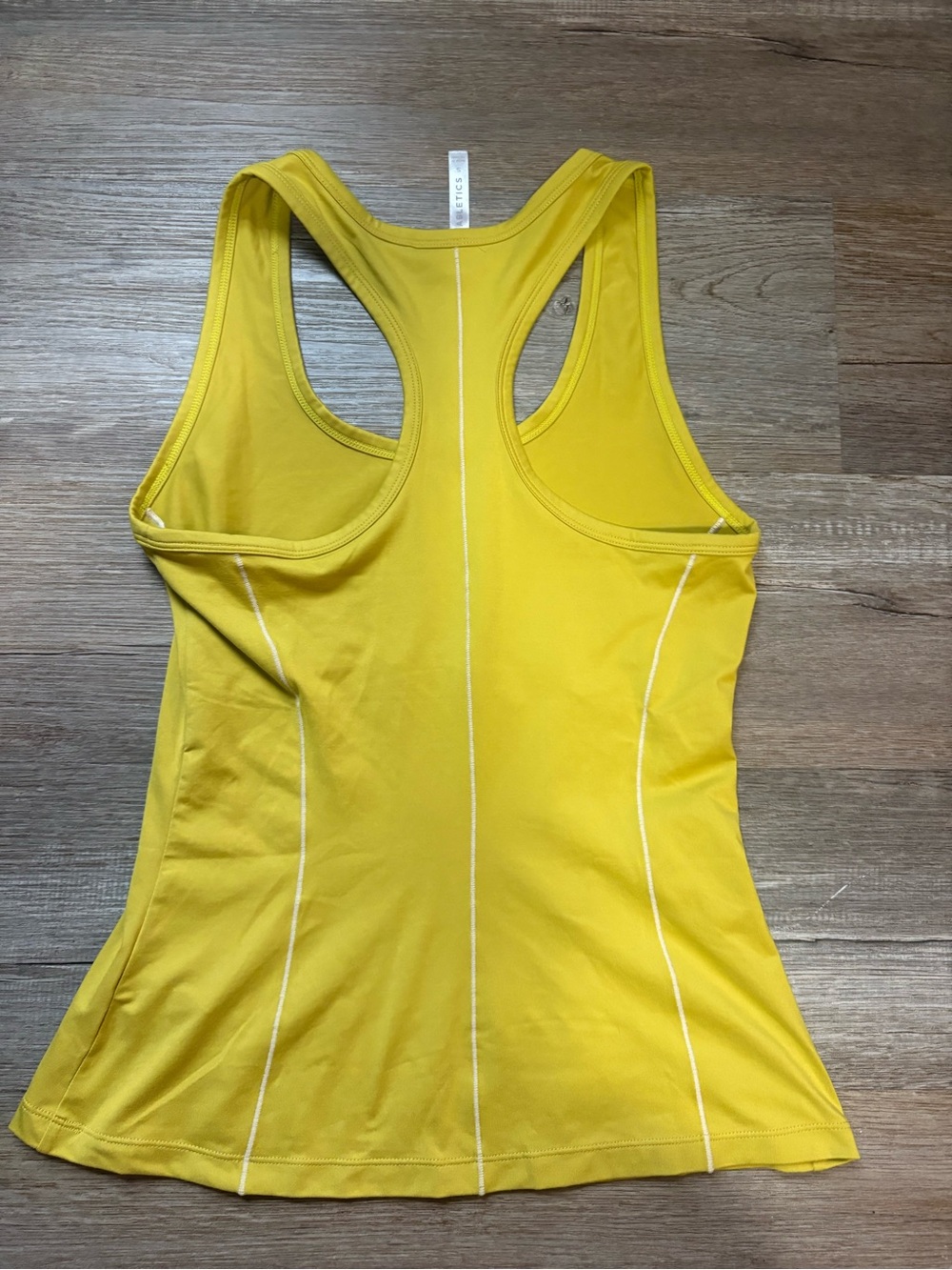Fabletics Yellow Racerback Active Tank Top size s - Picture 2 of 3